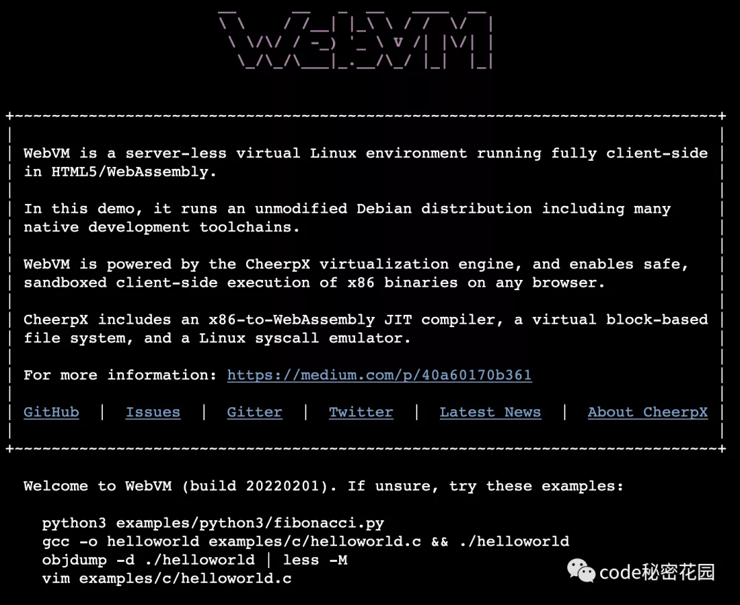 Wasm 玩出花？在浏览器中运行虚拟机！